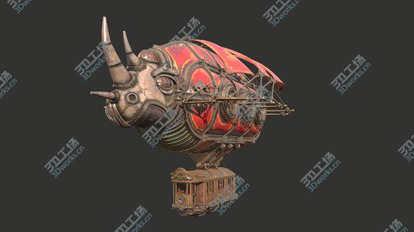 images/goods_img/20210312/Airship Steampunk Rhinoceros 3D/4.jpg